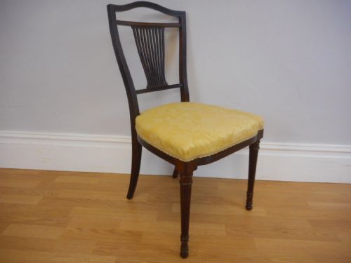 antique rosewood occasional chair - CATEGORY: ANTIQUE CHAIRS - DATED EDWARDIAN