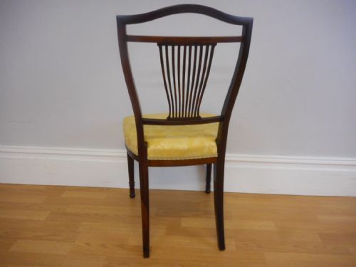 ANTIQUE ROSEWOOD OCCASIONAL CHAIR - ADDITIONAL PHOTO 2
