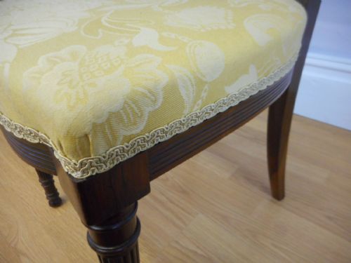 ANTIQUE ROSEWOOD OCCASIONAL CHAIR - ADDITIONAL PHOTO 10