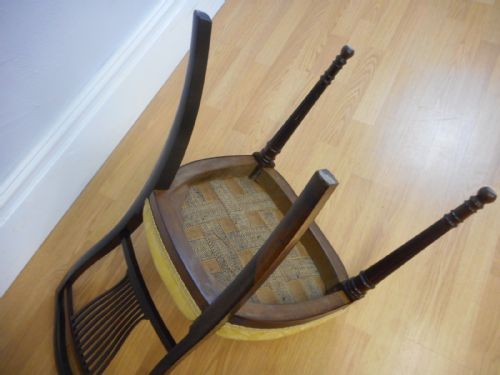ANTIQUE ROSEWOOD OCCASIONAL CHAIR - ADDITIONAL PHOTO 13