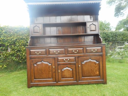 ANTIQUE DRESSER AND RACK - ADDITIONAL PHOTO 1
