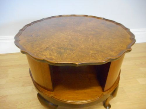 ANTIQUE BURR WALNUT COFFEE TABLE - ADDITIONAL PHOTO 11