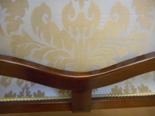 ANTIQUE MAHOGANY INLAID COUCH - ADDITIONAL PHOTO 10