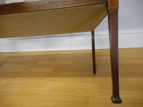 ANTIQUE MAHOGANY INLAID COUCH - ADDITIONAL PHOTO 11