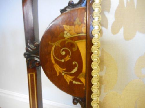 ANTIQUE MAHOGANY INLAID COUCH - ADDITIONAL PHOTO 12