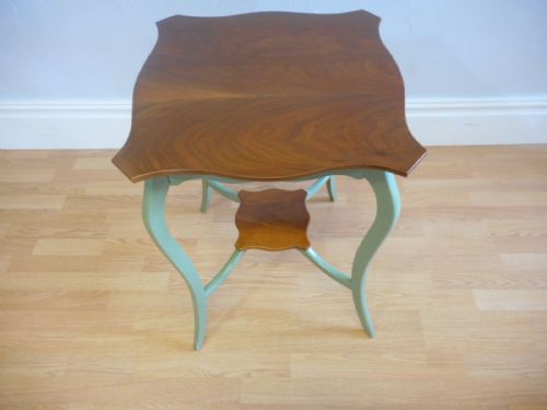 ANTIQUE WALNUT OCCASIONAL TABLE - ADDITIONAL PHOTO 6