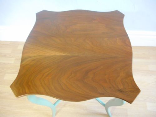 ANTIQUE WALNUT OCCASIONAL TABLE - ADDITIONAL PHOTO 7