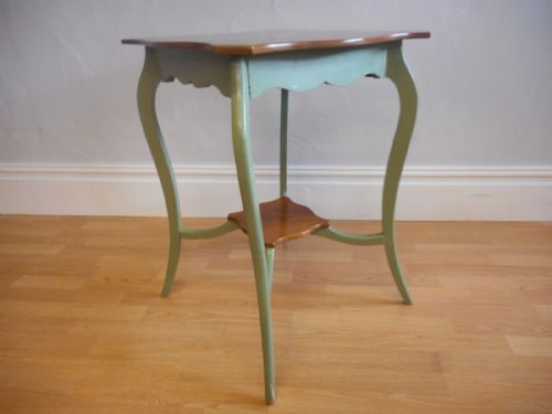 ANTIQUE WALNUT OCCASIONAL TABLE - ADDITIONAL PHOTO 11