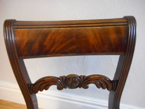 ANTIQUE REGENCY PAIR OF SIDE CHAIRS - ADDITIONAL PHOTO 2