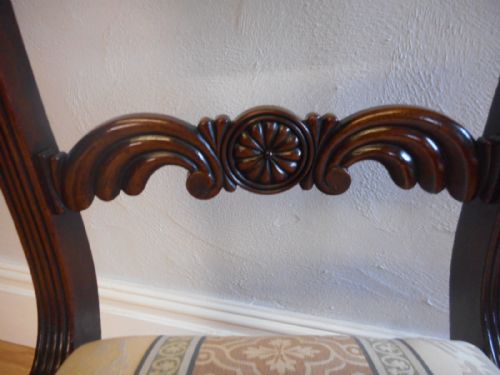 ANTIQUE REGENCY PAIR OF SIDE CHAIRS - ADDITIONAL PHOTO 3