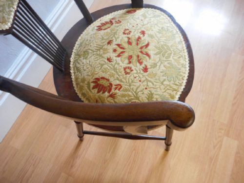 ANTIQUE ARTS CRAFTS ARM CHAIR - ADDITIONAL PHOTO 13