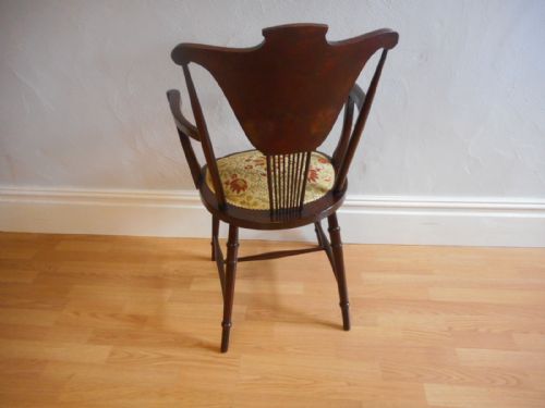 ANTIQUE ARTS CRAFTS ARM CHAIR - ADDITIONAL PHOTO 18