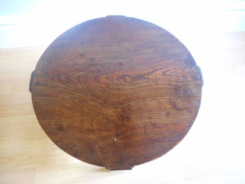 ANTIQUE ARTS CRAFTS OAK COFFEE TABLE - ADDITIONAL PHOTO 4
