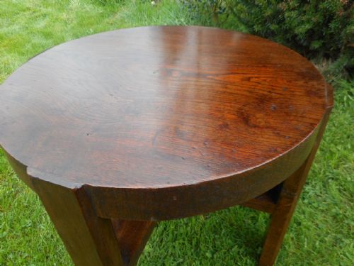 ANTIQUE ARTS CRAFTS OAK COFFEE TABLE - ADDITIONAL PHOTO 11