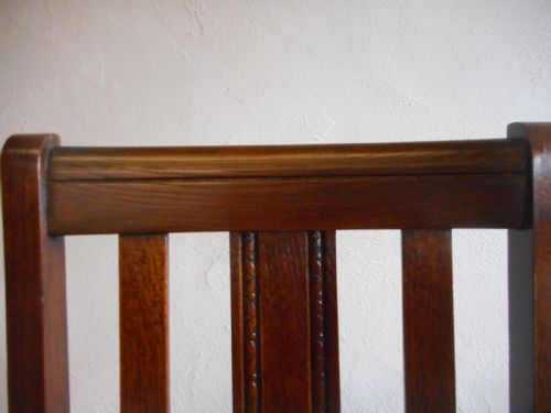 ANTIQUE OAK ARM CHAIR - ADDITIONAL PHOTO 14