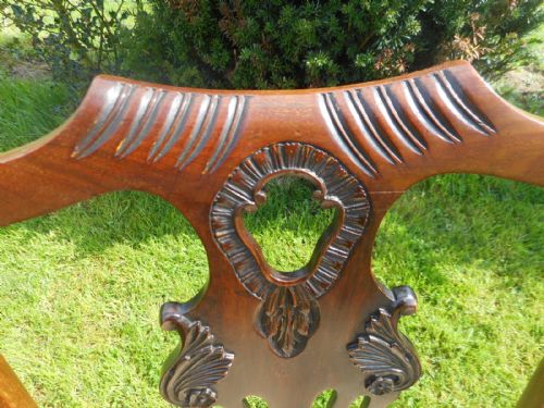 ANTIQUE EDWARDIAN ARM CHAIR - ADDITIONAL PHOTO 2