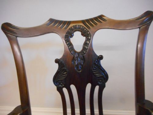ANTIQUE EDWARDIAN ARM CHAIR - ADDITIONAL PHOTO 8