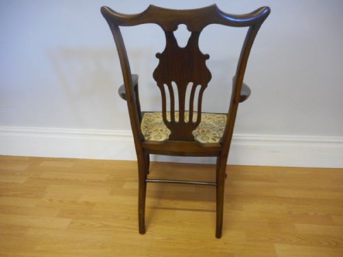 ANTIQUE EDWARDIAN ARM CHAIR - ADDITIONAL PHOTO 11