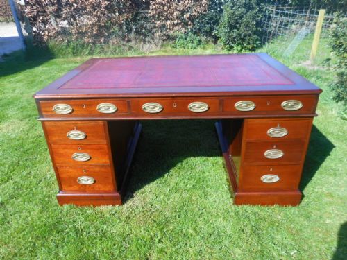 ANTIQUE PARTNERS DESK - ADDITIONAL PHOTO 1