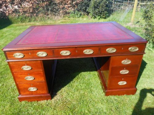 ANTIQUE PARTNERS DESK - ADDITIONAL PHOTO 2