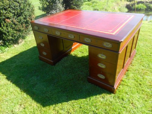 ANTIQUE PARTNERS DESK - ADDITIONAL PHOTO 7