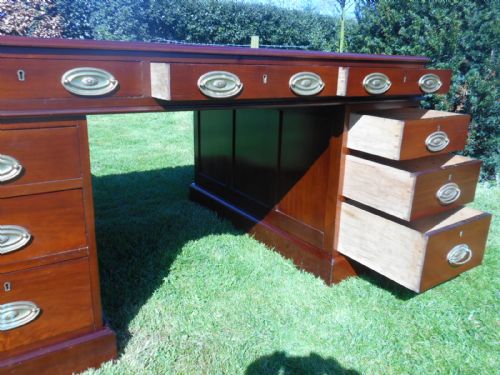 ANTIQUE PARTNERS DESK - ADDITIONAL PHOTO 11