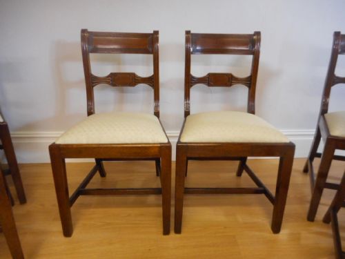 ANTIQUE REGENCY DINNING CHAIRS - ADDITIONAL PHOTO 4