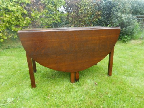 ANTIQUE GEORGIAN DINNING TABLE - ADDITIONAL PHOTO 9
