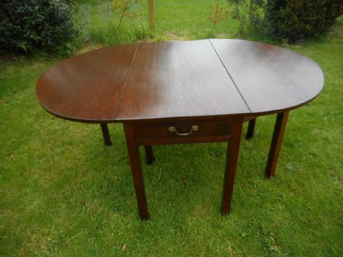 ANTIQUE GEORGIAN DINNING TABLE - ADDITIONAL PHOTO 12