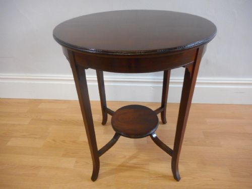 ANTIQUE EDWARDIAN OCCASIONAL TABLE - ADDITIONAL PHOTO 1