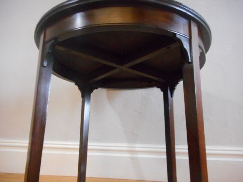 ANTIQUE EDWARDIAN OCCASIONAL TABLE - ADDITIONAL PHOTO 4
