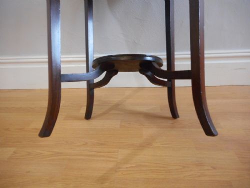 ANTIQUE EDWARDIAN OCCASIONAL TABLE - ADDITIONAL PHOTO 5