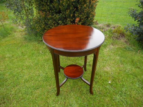 ANTIQUE EDWARDIAN OCCASIONAL TABLE - ADDITIONAL PHOTO 7