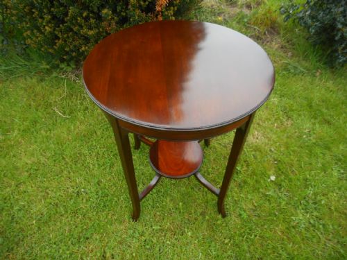ANTIQUE EDWARDIAN OCCASIONAL TABLE - ADDITIONAL PHOTO 9