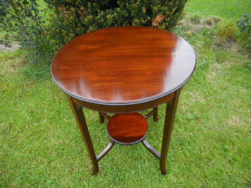 ANTIQUE EDWARDIAN OCCASIONAL TABLE - ADDITIONAL PHOTO 11