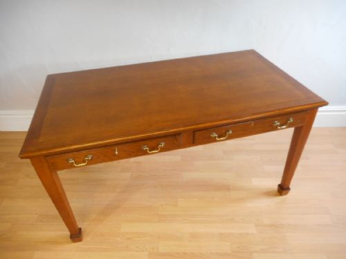 ANTIQUE EDWARDIAN WRITING TABLE - ADDITIONAL PHOTO 1