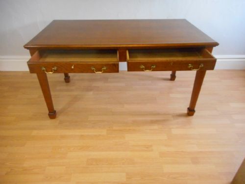 ANTIQUE EDWARDIAN WRITING TABLE - ADDITIONAL PHOTO 9