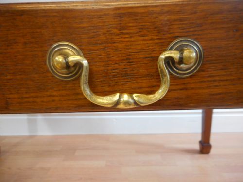 ANTIQUE EDWARDIAN WRITING TABLE - ADDITIONAL PHOTO 10