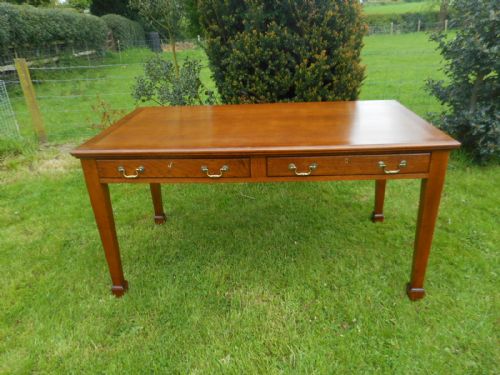 ANTIQUE EDWARDIAN WRITING TABLE - ADDITIONAL PHOTO 14