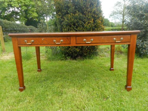 ANTIQUE EDWARDIAN WRITING TABLE - ADDITIONAL PHOTO 15