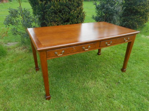 ANTIQUE EDWARDIAN WRITING TABLE - ADDITIONAL PHOTO 16