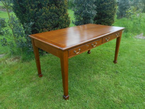 ANTIQUE EDWARDIAN WRITING TABLE - ADDITIONAL PHOTO 17