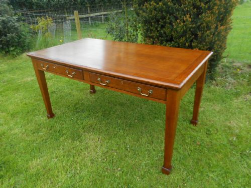 ANTIQUE EDWARDIAN WRITING TABLE - ADDITIONAL PHOTO 18