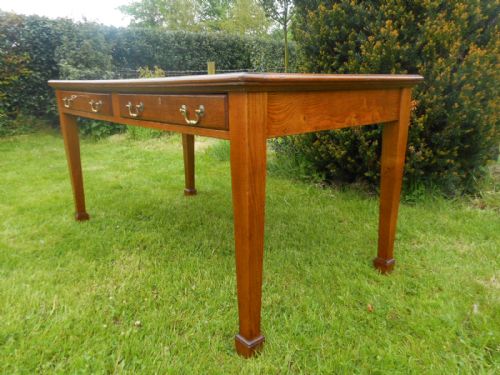 ANTIQUE EDWARDIAN WRITING TABLE - ADDITIONAL PHOTO 19