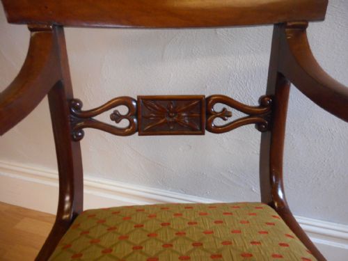 ANTIQUE REGENCY ARM CHAIR - ADDITIONAL PHOTO 7