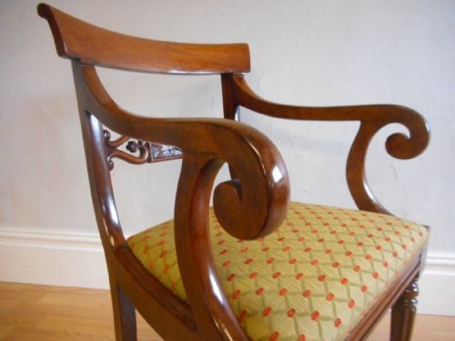 ANTIQUE REGENCY ARM CHAIR - ADDITIONAL PHOTO 8