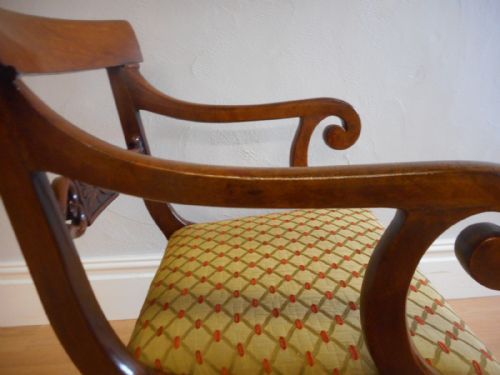 ANTIQUE REGENCY ARM CHAIR - ADDITIONAL PHOTO 9