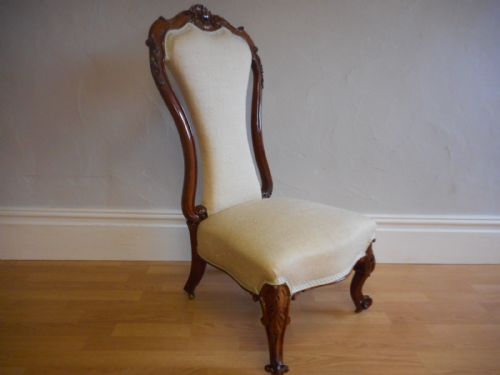 antique victorian rosewood chair - CATEGORY: ANTIQUE CHAIRS - DATED VICTORIAN