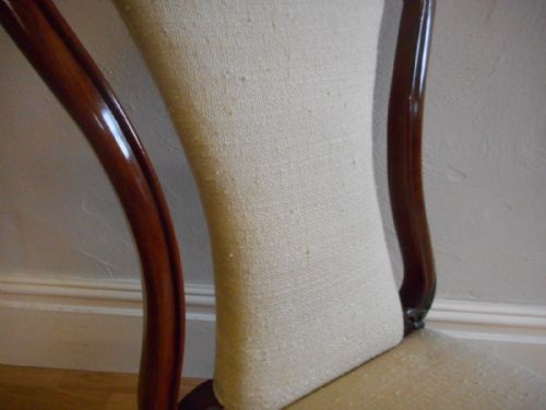 ANTIQUE VICTORIAN ROSEWOOD CHAIR - ADDITIONAL PHOTO 4
