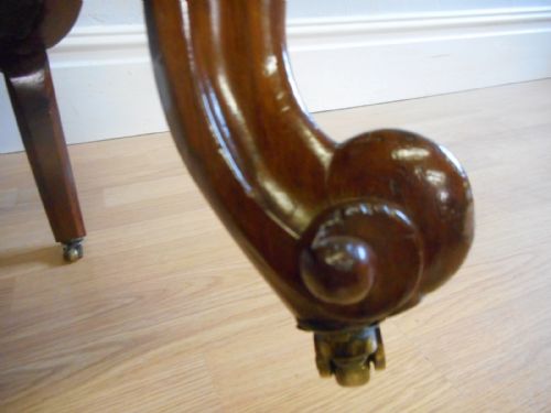 ANTIQUE VICTORIAN ROSEWOOD CHAIR - ADDITIONAL PHOTO 5